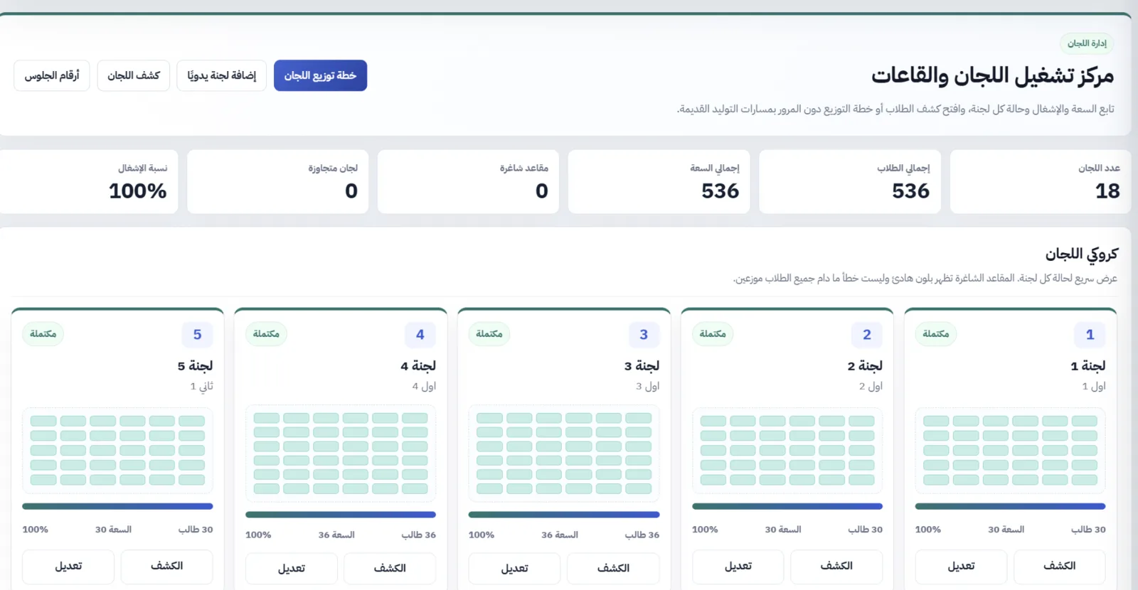 مركز تشغيل اللجان والقاعات